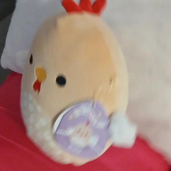 Squishmallows Cute Tan Plush Chicken Toy - Picture 4 of 4